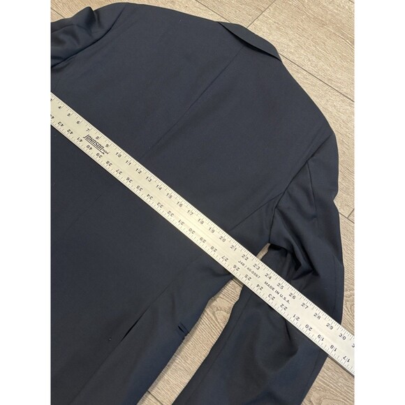 Peter Millar Blazer Mens 44R Blue 100% Wool 2 Button Sport Coat - Picture 6 of 11